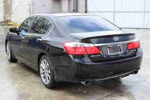 2013 Honda Accord Sdn salvage repairable rebuilder only 2k miles RUNS!!!, US $12,900.00, image 2