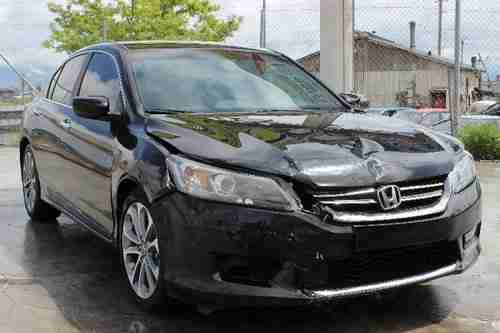 2013 Honda Accord Sdn salvage repairable rebuilder only 2k miles RUNS!!!, US $12,900.00, image 4