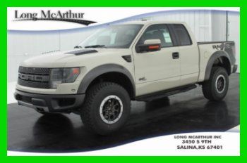 2013 svt raptor 6.2 v8 4x4 sunroof navigation remote start leather super cab!