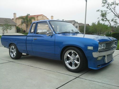 Datsun nissan 620 king cab 1976 show pick up truck restored turbo ka24de 5 spd