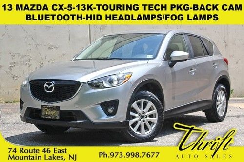 13 mazda cx-5-13k-touring tech pkg-back-up cam-bluetooth-hid headlamps/fog lamps