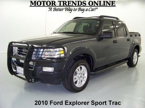 Xlt crewcab bedliner tow pkg boards am fm cd 2010 ford explorer sport trac 36k