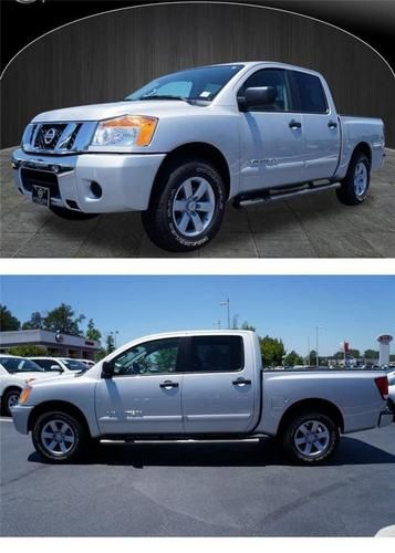 2013 nissan titan sv silver with charcoal interior