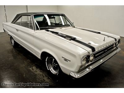 1967 plymouth gtx 440hp automatic ps console pb dual exhaust vinyl top look