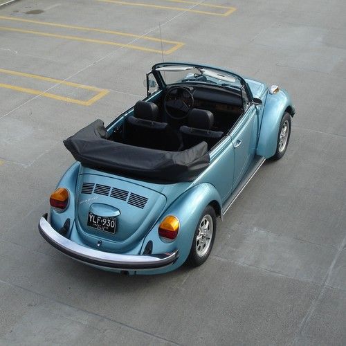 1979 super beetle convertible / porsche wheels / extra clean / excellent