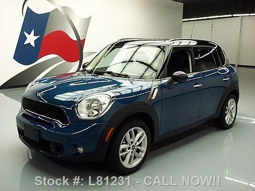 2012 mini cooper countryman s turbo auto htd seats 35k texas direct auto