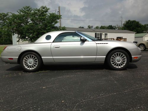 2004 ford thunderbird convertible less then 10,000 actual miles