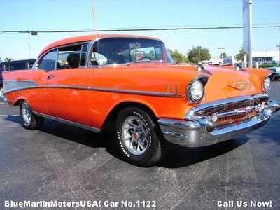 1957 restored classic chevrolet bel air  automatic 350ci shipping included