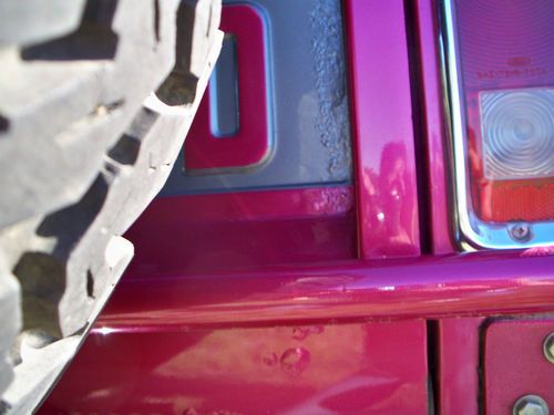 Buy Used 74 Ford Bronco Cranberry Colored Breast Cancer Survivor