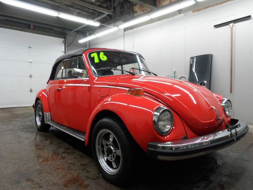 1976 volkswagen super beetle convertible low miles excellent condition bug bug