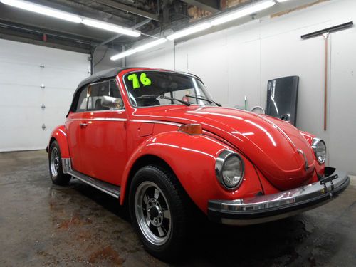 1976 volkswagen super beetle convertible low miles excellent condition bug bug