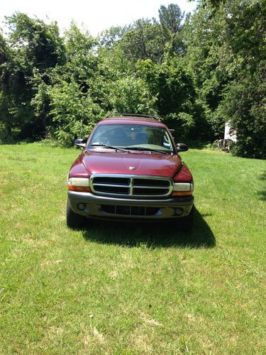 2002 dodge durango slt 3 rd row seat leather seats loaded