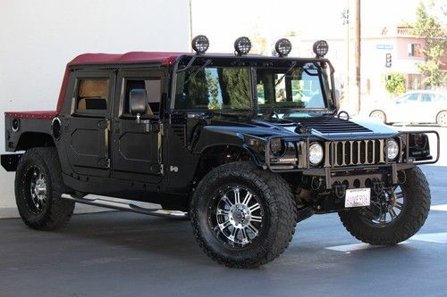 Hummer h1 humvee navigation sema show truck diesel 4x4 loaded open top