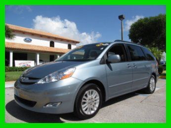 08 blue 7-passenger 3.5l v6 minivan w/ leather &amp; stow 3rd row seats *navigation