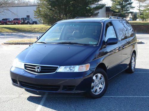 2004 honda odyssey ex-leather dvd 1 owner no reserve