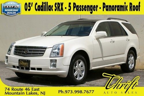 05 cadi srx 5 passenger pano roof pristine condition w/ warranty