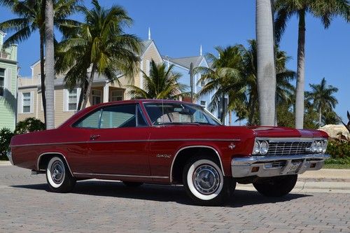 1966 chevy impala ss 327 clean real nice previous restoration completed 2008