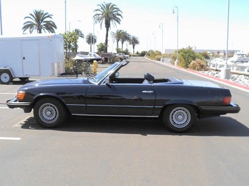 1981 mercedes-benz 380sl base convertible 2-door 3.8l