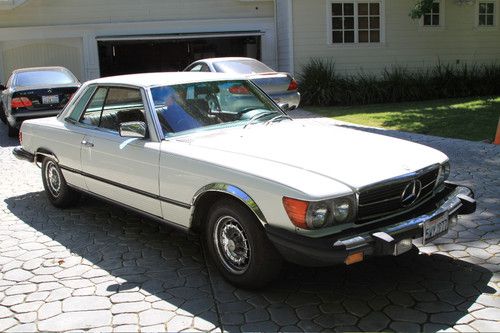 1980 mercedes 450 slc white