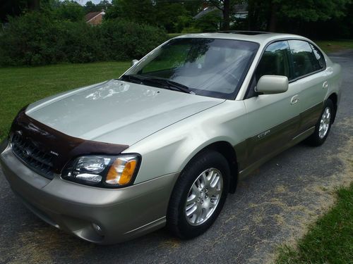 2004 subaru outback ltd sedan awd-new timing belt &amp; brakes-no reserve