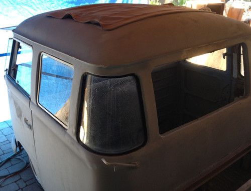 1962 Vw Double cab truck bus Type 2 type 4 aircooled engine custom 21 23 glass, image 7