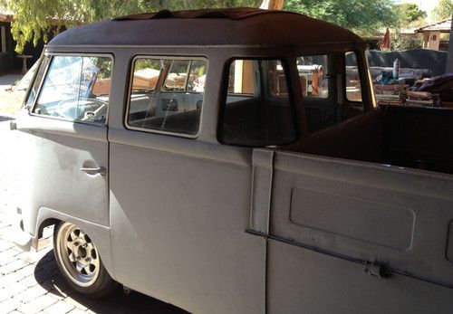1962 Vw Double cab truck bus Type 2 type 4 aircooled engine custom 21 23 glass, image 8