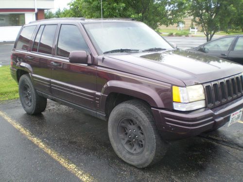 1996 jeep grand cherokee limited sport utility 4-door 5.2l