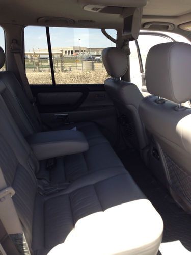 White with Grey leather interior 2004 Toyota Landcruiser, fully loaded, US $16,999.00, image 8
