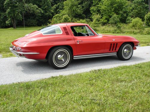 1965 corvette coupe 327/250 frame-off restoration 2 owner car !!!!