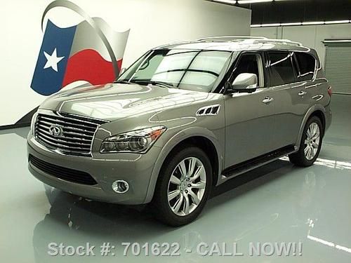 2011 infiniti qx56 theater sunroof nav dvd 22" wheels!! texas direct auto