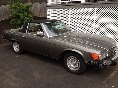 1984 mercedes benz 380 sl roadster convertible with hardtop