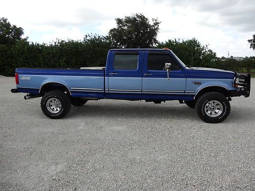 1996 ford f350 crew cab xlt diesel 4x4