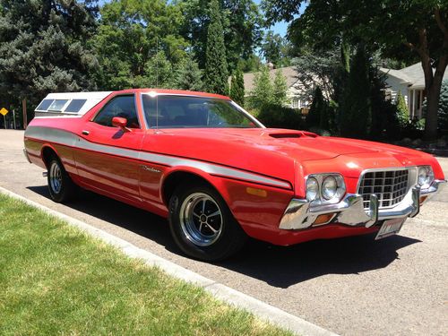 *noreserve* 1972 ford ranchero gt 351 cleveland q code factory ac 1 family owned