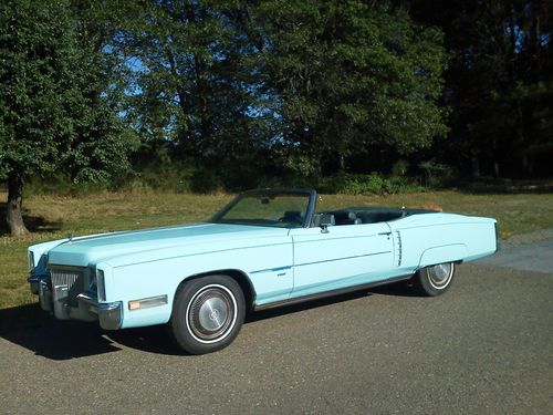 1971 cadillac eldorado convertible a classic american luxury muscle car hot rod