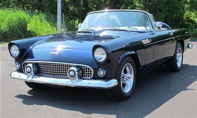 56 t bird convertible 312 v-8 blue power steering power brakes