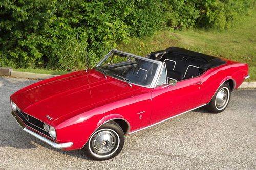 One lady owner, rare, original, survivor, red convertible