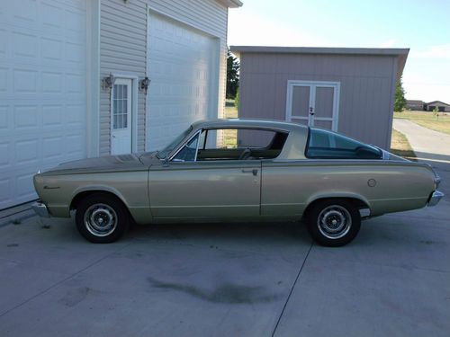 1966 plymouth barracuda base 5.2l