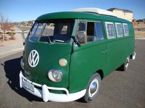 1965 volkswagen bus/vanagon westfalia bus s042 camper