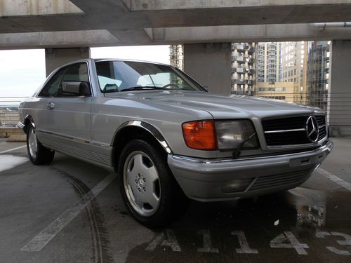 1985 mercedes-benz 500sec coupe..euro model...excellent condition...no rust..fl