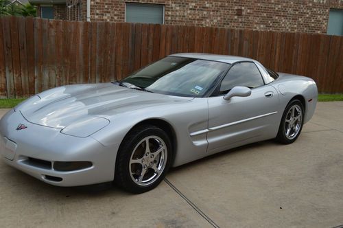 2000 chevrolet corvette c5 coupe silver 5.7l chevy vette great condition