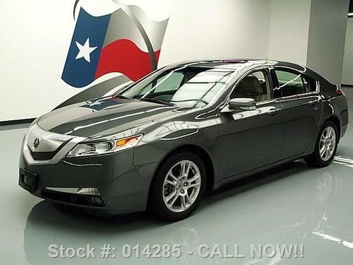 2010 acura tl tech sunroof nav rear cam htd leather 35k texas direct auto