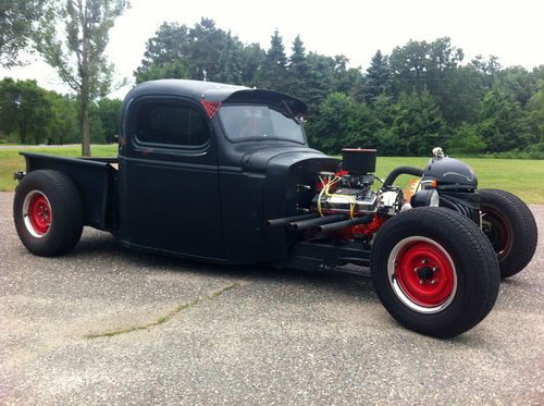 1946 chevy hot rod, rat rod pick up truck