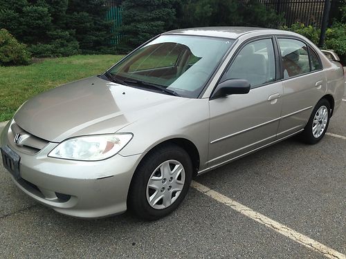 2004 honda civic lx 4dr automatic low miles no reserve absolute sale