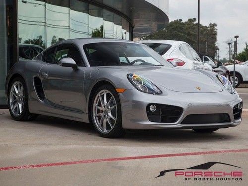 2014 porsche cayman s gt silver metallic espresso nav bose pdk 20 wheels