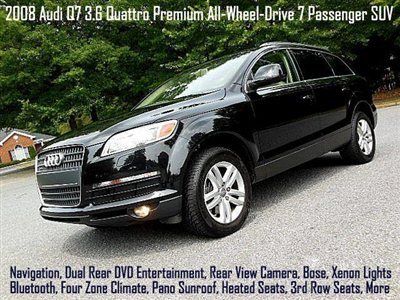 All-wheel-drive, premium pkg, 7 passenger, service records, audi dealership