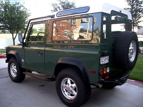 1995 land rover defender 90 station wagon hard top.