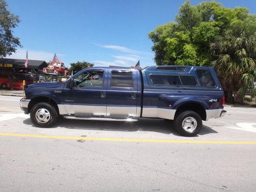 2002 ford f350 lariat crew cab diesel 7.3l 4x4 show room conditon make offer