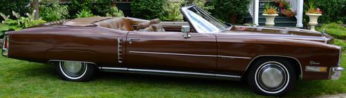 1972 cadillac eldorado convertible 2-door 8.2l, immaculate 3 owner car