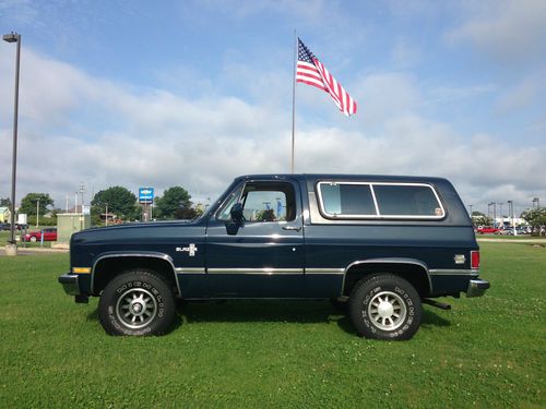 1987 chevrolet k5 blazer 4x4 silverado