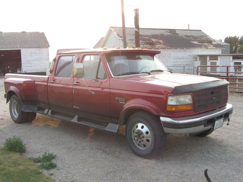 1996 ford f350 crewcab dually, powerstroke diesel, 5 speed